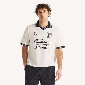 Nautica Mens Johnny Collar Polo