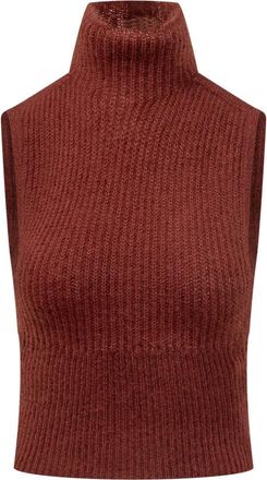 Max Mara Mxsplacido Maglia - Dames - Truien - Bruin - Maat: S Wol