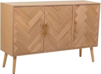 Wanderlust Deco Aparador De Madera Marr&oacute;n 120x34x76cm