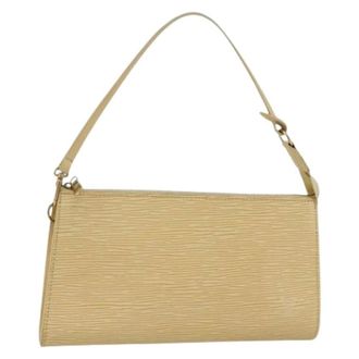 Louis Vuitton Pre-owned Shoulder Bags, female, Beige, Size: ONE SIZE Pre-owned Accessory Pouch