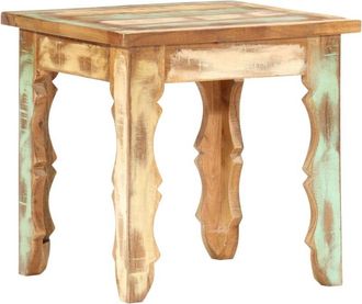 vidaXL Mesa de centro de madera maciza reciclada 40x40x40 cm Vidaxl