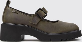 Camper D&eacute;collet&eacute; Mary Jane Milah in pelle invecchiata con tacco medio e cinturino