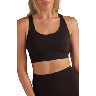 Rhone Revive Sports Bra in Dark Espresso at Nordstrom, Size X-Small