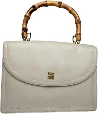 Givenchy Pre-owned Handbags, female, Beige, Size: ONE SIZE Pre-owned Leather Handbag