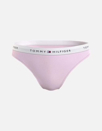 Tommy Hilfiger Womens Tommy Icons Bikini Brief, Light Pink - Size: 12