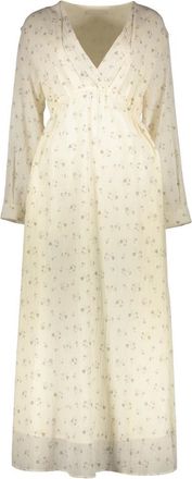 Fabiana Filippi Dames, Jurken, Beige, Maat: XS Katoen