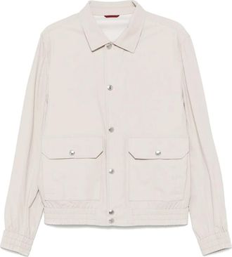 Brunello Cucinelli Giacca leggera in cotone - Toni neutri