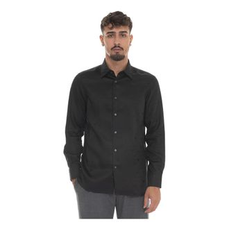Emporio Armani Casual overhemd - Heren - Casual Overhemden - Zwart - 2XL - Overhemden