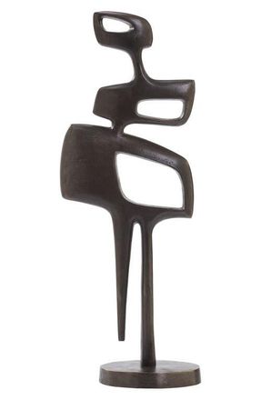 RENWIL Pacino Abstract Statue in Antique Nickel at Nordstrom