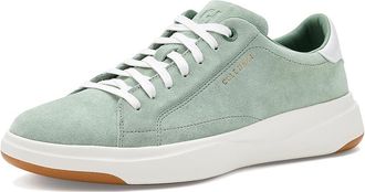 Cole Haan GrandPro Tennis II Womens Shoes Lily Pad Suede : 10.5 B - Medium, Leather