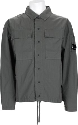 C.P. Company Neutrals Boxy Chest Flap Pockets Shirt