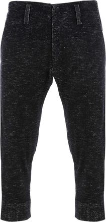 Side Slope Pantaloni crop - Nero