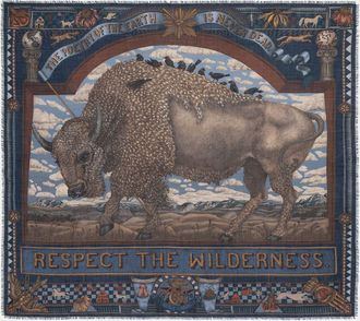 Sabina Savage Secrets Of The Bison Cashmere Scarf