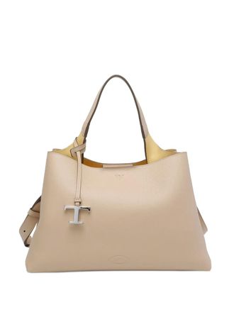Tod's Medium leren shopper - Beige