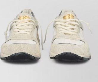 Golden Goose sneakers contrast panels round toe sole