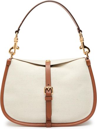 Etro Pony Canvas and Leather Cross-body bag - Beige - One Size