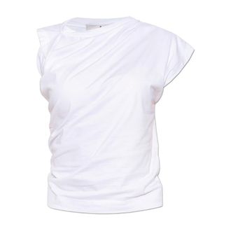 Vivienne Westwood Tops, Dames, Wit, XS, Katoen, Asymmetrische top