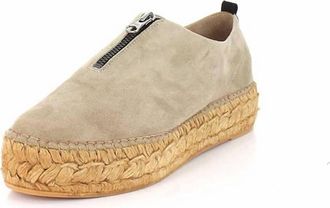 Eric Michael Womens Serena Slip On In Beige Nubuck