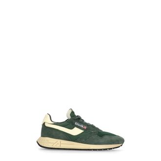 Autry Groene Pebble Leren Sneakers - Heren - Sneakers - Groen - 42 EU - Leer - Schoenen
