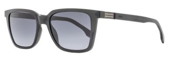 BOSS Boss Mens Rectangular Sunglasses B1574S KB79O Transparent Gray 53mm