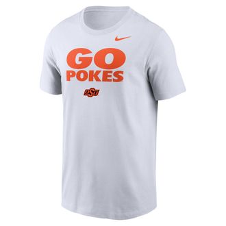 Nike Oklahoma State Cowboys Nike Mens Dri-FIT College T-Shirt in White | IW0608-100