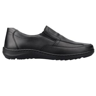 Waldl&auml;ufer Schoenen, Heren, Zwart, 46 1/2 EU, Leer, Herwig Slip-on Loafer