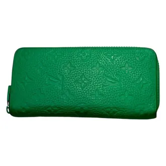 Louis Vuitton Green Cuir Ombre Leather Long Wallet (Bi-Fold) (Pre-Owned)