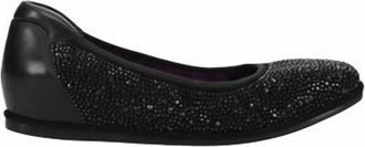 Vaneli Womens Gisel Sparkle Suede Flat In Black