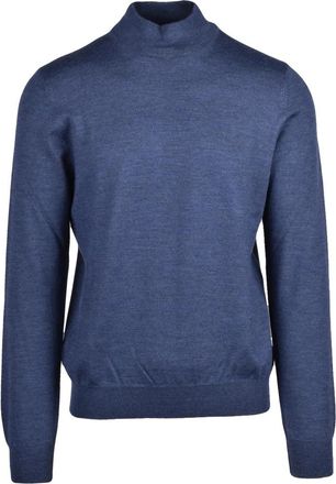 Gran Sasso Lupetto - Heren - Coltruien - Blauw - 3XL - Wol - Truien & Vesten