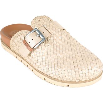 Gentle Souls Brantley Mule in Sand Woven Leather at Nordstrom Rack, Size 11