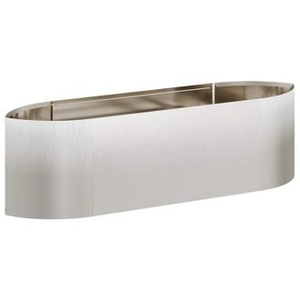 vidaXL Cama De Jard&iacute;n Elevada Acero Inoxidable 140 X 40 X 40 Cm Acero Vidaxl