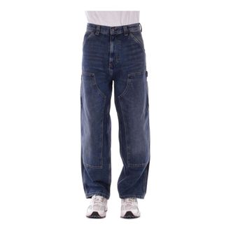 Carhartt Work in Progress Jeans, Heren, Blauw, M, Katoen, Straight Jeans