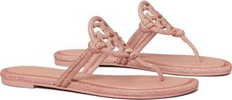 Tory Burch Miller Knotted Pav&eacute; Thong Sandal in Malva at Nordstrom, Size 10.5
