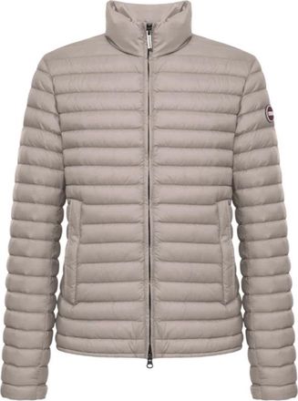 Colmar Lichtgewicht Donsjack met Opgezette Kraag - Heren - Ski Jassen - Beige - 2XL - Fitness