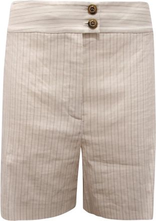 Pinko Mujer, Pantalones cortos, Blanco, Talla: M