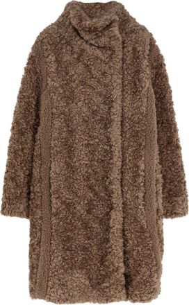 HUGO BOSS Faux Fur Coat-Donna