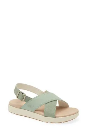 Keen Elle Lux Cross Strap Sandal in Granite Green/Granite Green at Nordstrom Rack, Size 8.5