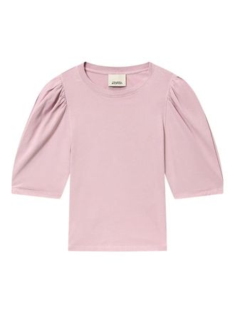Isabel Marant Maeliss puff-sleeve T-shirt - Pink