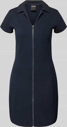 G-Star Minikleid mit durchgehendem Rei&szlig;verschluss in Dunkelblau, Gr&ouml;&szlig;e XL