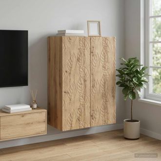 vidaXL Vidaxl Mobiletto A Muro 66 X 34,5 X 90 Cm Legno Ingegnerizzato
