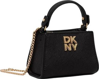 DKNY Foster Micro Crossbody - Dames - Handtassen - Zwart - ONE Size - Leer - Tassen