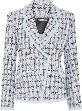 Philipp Plein Dames, Jassen, Blauw, Maat: L Tweed