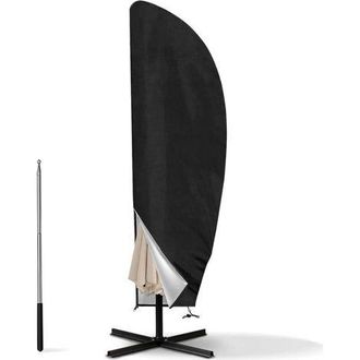 OEM Funda Para Sombrilla Voladiza De &Oslash; 2-4 M, Funda Protectora Oxford 210d Para Sombrilla Con Bolsa De Almacenamiento, Negra - 265 Cm (50 X 70 X 40 Cm)
