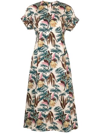 Ulla Johnson Devon floral-pattern dress - Neutrals