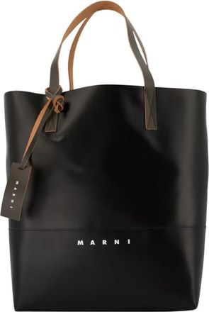 Marni Tribeca Shopper Bag - Heren - Shoppers - Zwart - ONE Size - Polyester - Tassen