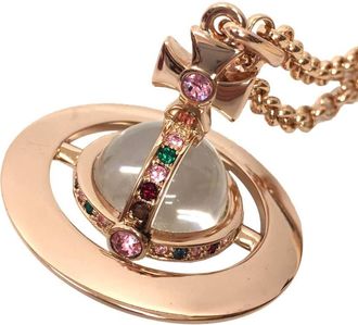 Vivienne Westwood Brass Pendant Necklace (Pre-Owned)