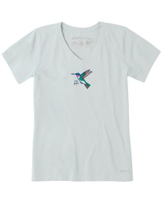Life is good Crusher V-Neck T-Shirt