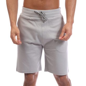 HUGO BOSS Heren Shorts Katoenmix (Grijs)