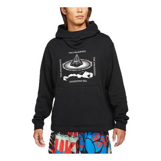 Nike Kyrie Alphabet Printing Pullover Black DA6693-010