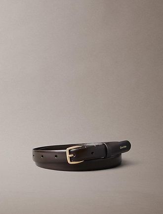 Calvin Klein Cintur&oacute;n De Piel Granulada